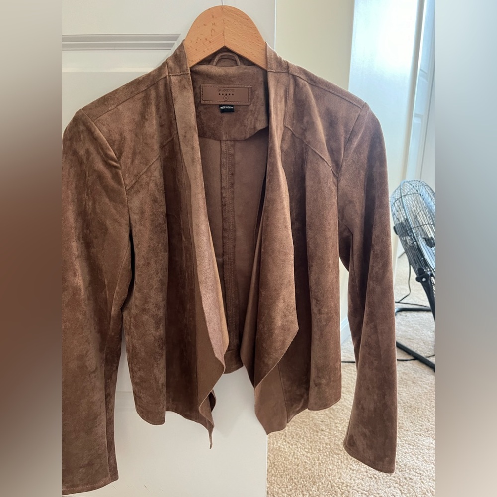 Blank NYC faux suede jacket